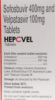 Hepcvel Bottle Of 28 Tablets