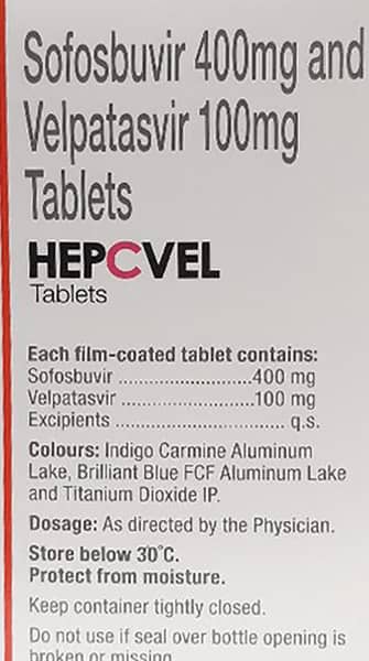 Hepcvel Bottle Of 28 Tablets