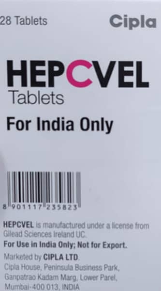 Hepcvel Bottle Of 28 Tablets