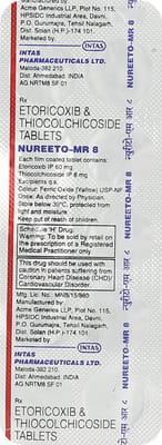 Nureeto Mr 8mg Strip Of 10 Tablets