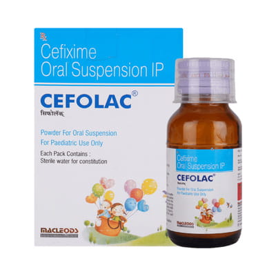 Cefolac 50mg Bottle Of 30ml Suspension