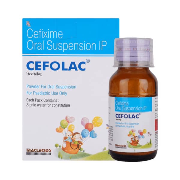 Cefolac 50mg Bottle Of 30ml Suspension