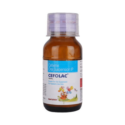 Cefolac 50mg Bottle Of 30ml Suspension