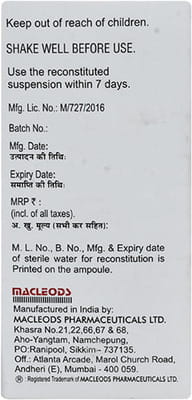 Cefolac Cv 50/31.25 Mg Bottle Of 30ml Suspension