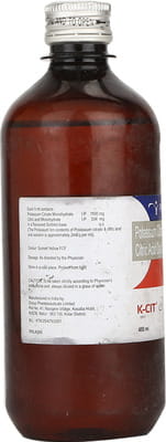K Cit 334/1100mg Bottle Of 450ml Solution