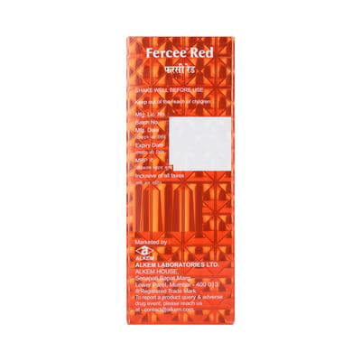 Fercee Red Bottle Of 450ml Syrup