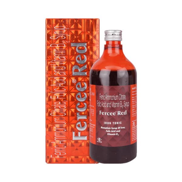 Fercee Red Bottle Of 450ml Syrup