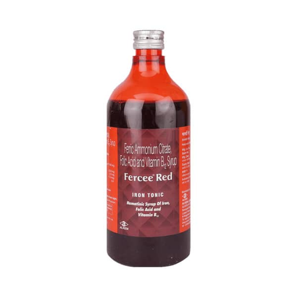 Fercee Red Bottle Of 450ml Syrup