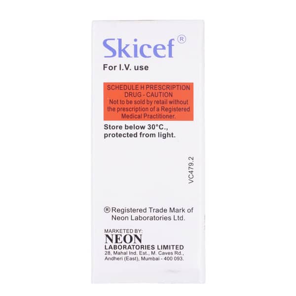 Skicef 1500 Mg Injection 1 Ml