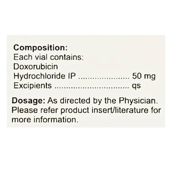 Doxotero 50Mg Dry Vial Of 1 Powder For Injection