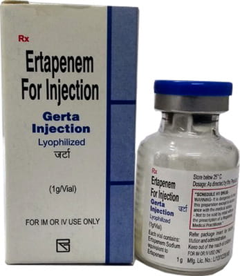 Gerta 1gm Dry Vial Of 1 Powder For Injection