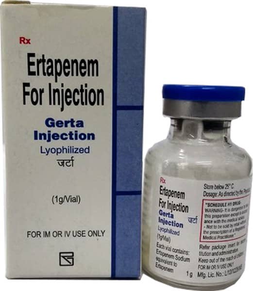 Gerta 1Gm Dry Vial Of 1 Powder For Injection