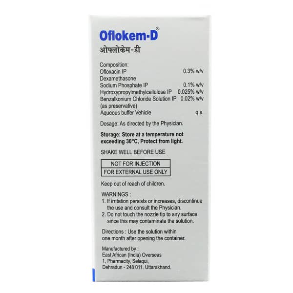 Oflokem D Eye/Ear Drops