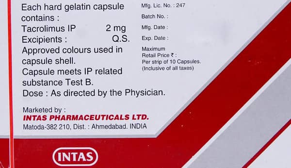 Takfa 2mg Strip Of 10 Capsules