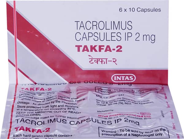 Takfa 2mg Strip Of 10 Capsules