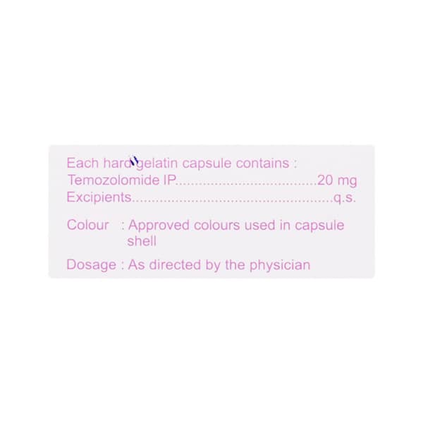 Temotor 20Mg Strip Of 5 Capsules