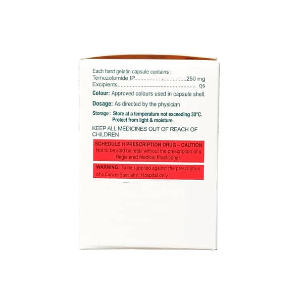 Temotero 250Mg Strip Of 5 Capsules