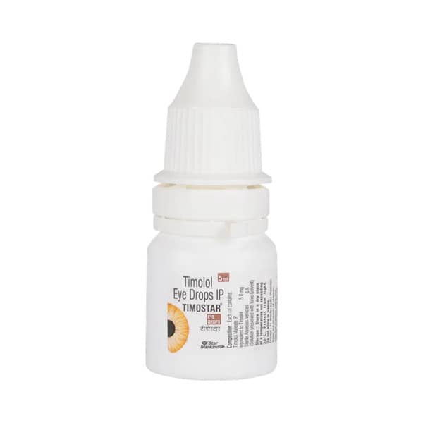 Timostar Bottle Of 5ml Eye Drops