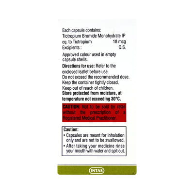 Quikhale T 18mcg Bottle Of 15 Capsules