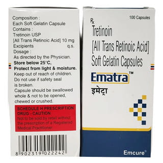 Ematra 10Mg Bottle Of 100 Capsules