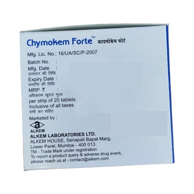 Chymokem Forte Strip Of 20 Tablets