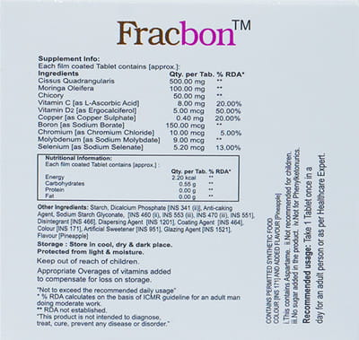 Fracbon Strip Of 10 Tablets