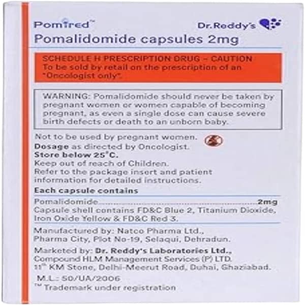 Pomired 2Mg Strip Of 21 Capsules
