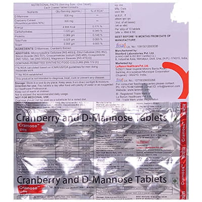 Cramose Strip Of 10 Tablets