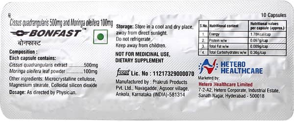 Bonfast Strip Of 10 Capsules