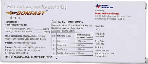 Bonfast Strip Of 10 Capsules