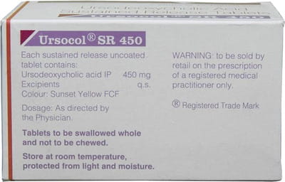 Ursocol Sr 450 Strip Of 10 Capsules