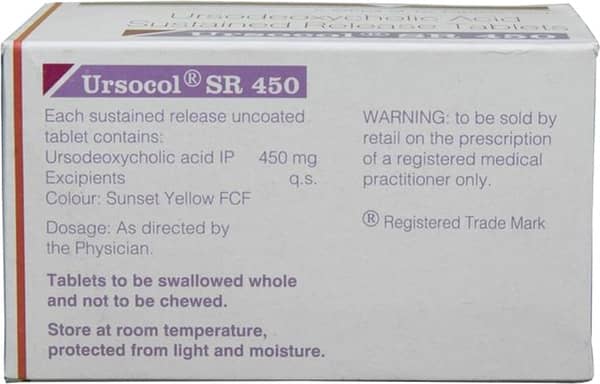 Ursocol Sr 450 Strip Of 10 Capsules