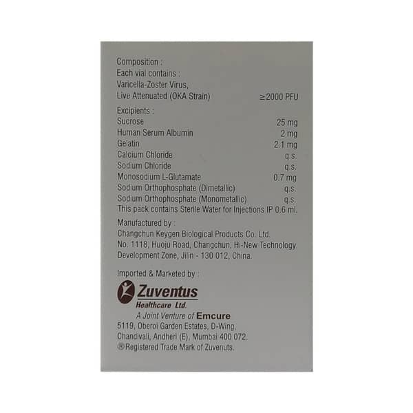 Zuvicella Dry Vial Of 0.5Ml Powder For Vaccine