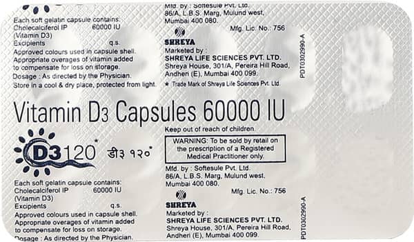 D3 120 60000 Iu Capsule 10