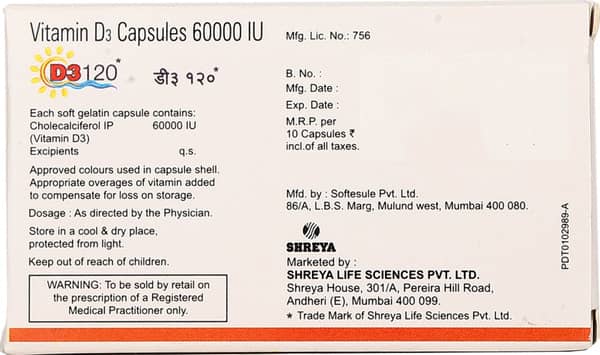 D3 120 60000 Iu Capsule 10