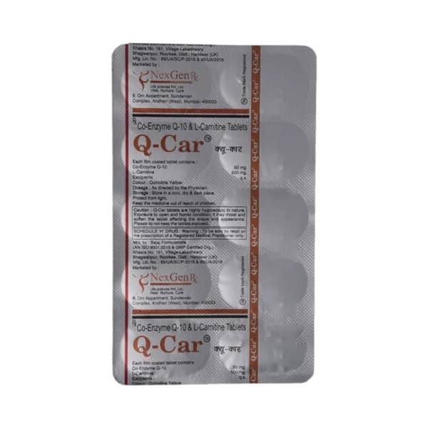 X Car Strip Of 10 Tablets