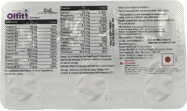 Olfit Strip Of 7 Capsules