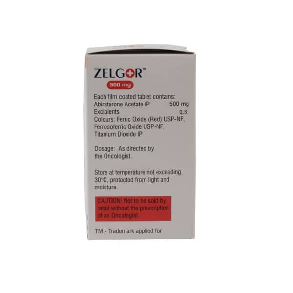Zelgor 500 Mg Bottle Of 60 Tablets