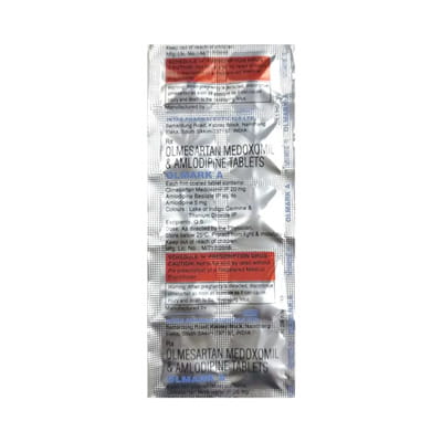 Olmark Am 40/5mg Strip Of 10 Tablets