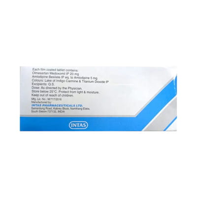 Olmark Am 40/5mg Strip Of 10 Tablets