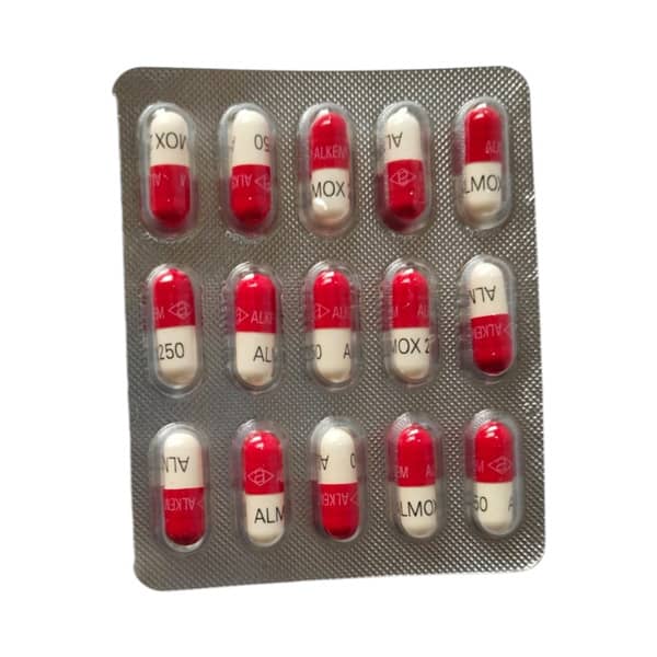 Almox 250mg Strip Of 15 Capsules