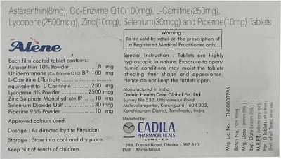 New Alene Strip Of 10 Tablets