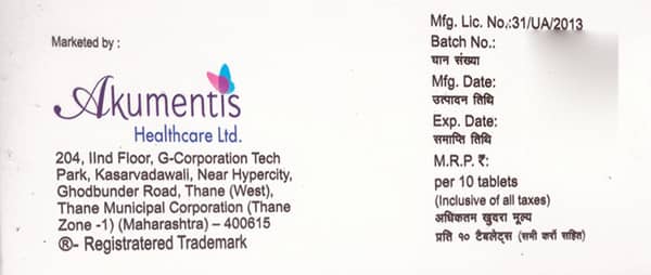 Benitowa At 50/4 Mg Tablet 10