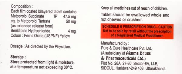Benitowa At 50/4 Mg Tablet 10