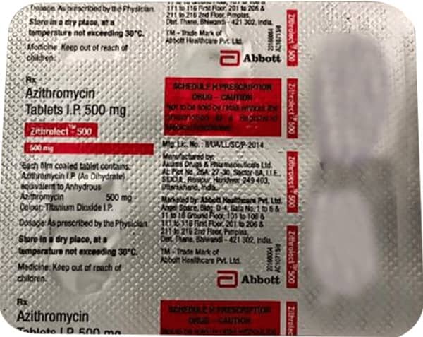Zithrolect-500 Tablet