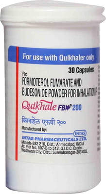 Quikhale Fb 6/200 Mcg Bottle Of 30 Inhalation Capsule
