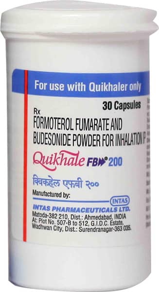 Quikhale Fb 200mcg Bottle Of 30 Inhalation Capsule
