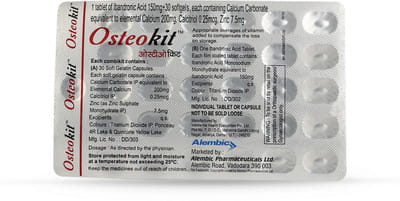 Osteokit Strip Of 30 Capsules & 1 Tablet Combikit