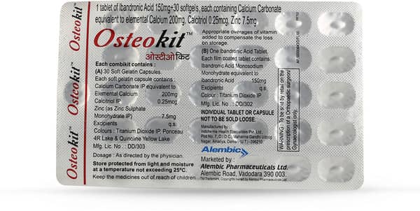 Osteokit Strip Of 30 Capsules & 1 Tablet Combikit