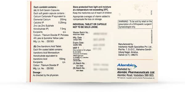 Osteokit Strip Of 30 Capsules & 1 Tablet Combikit